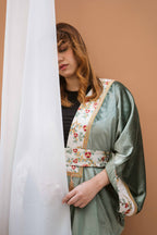 Royal Mosaic Draped Abaya