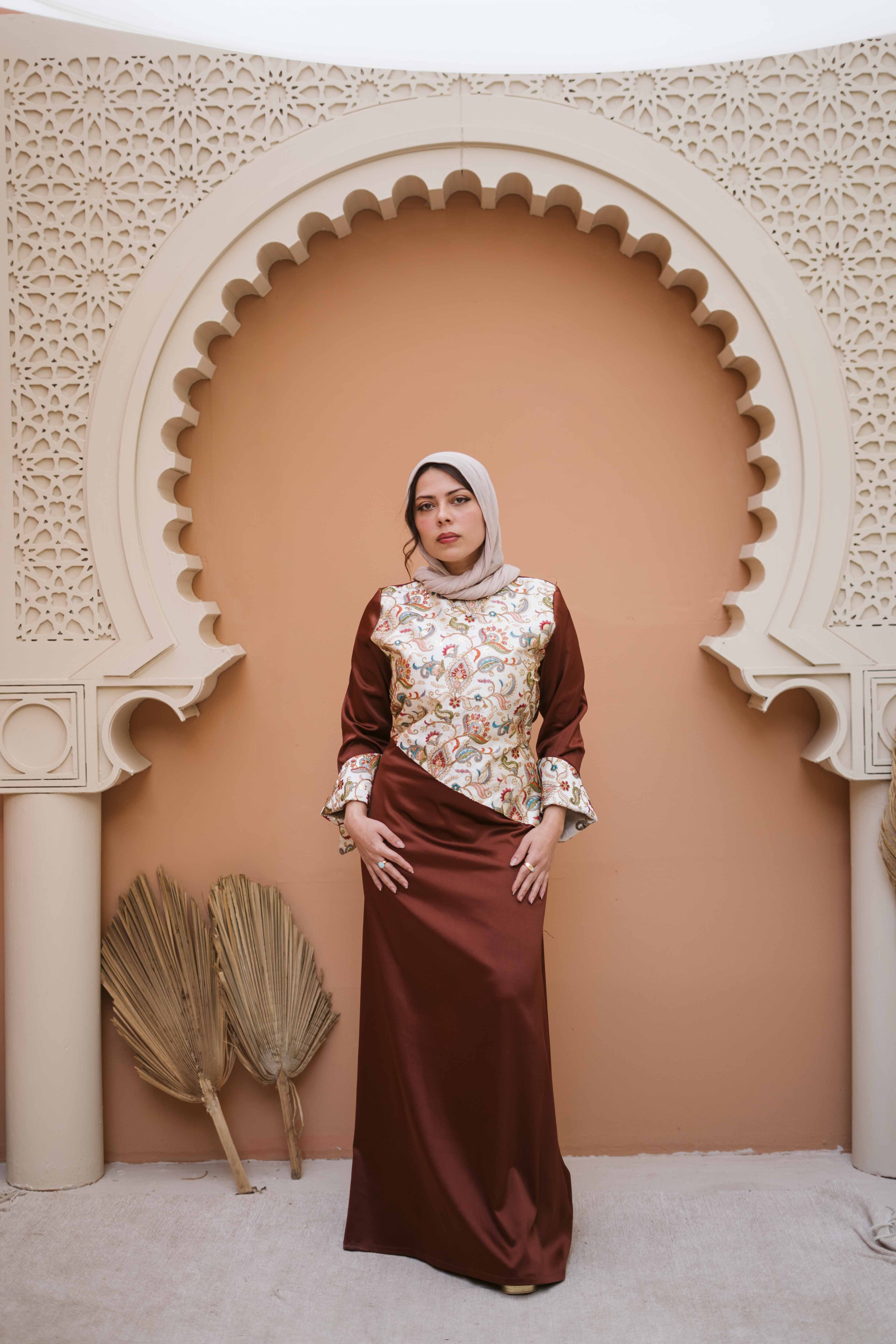 Desert Paisley Statement Dress