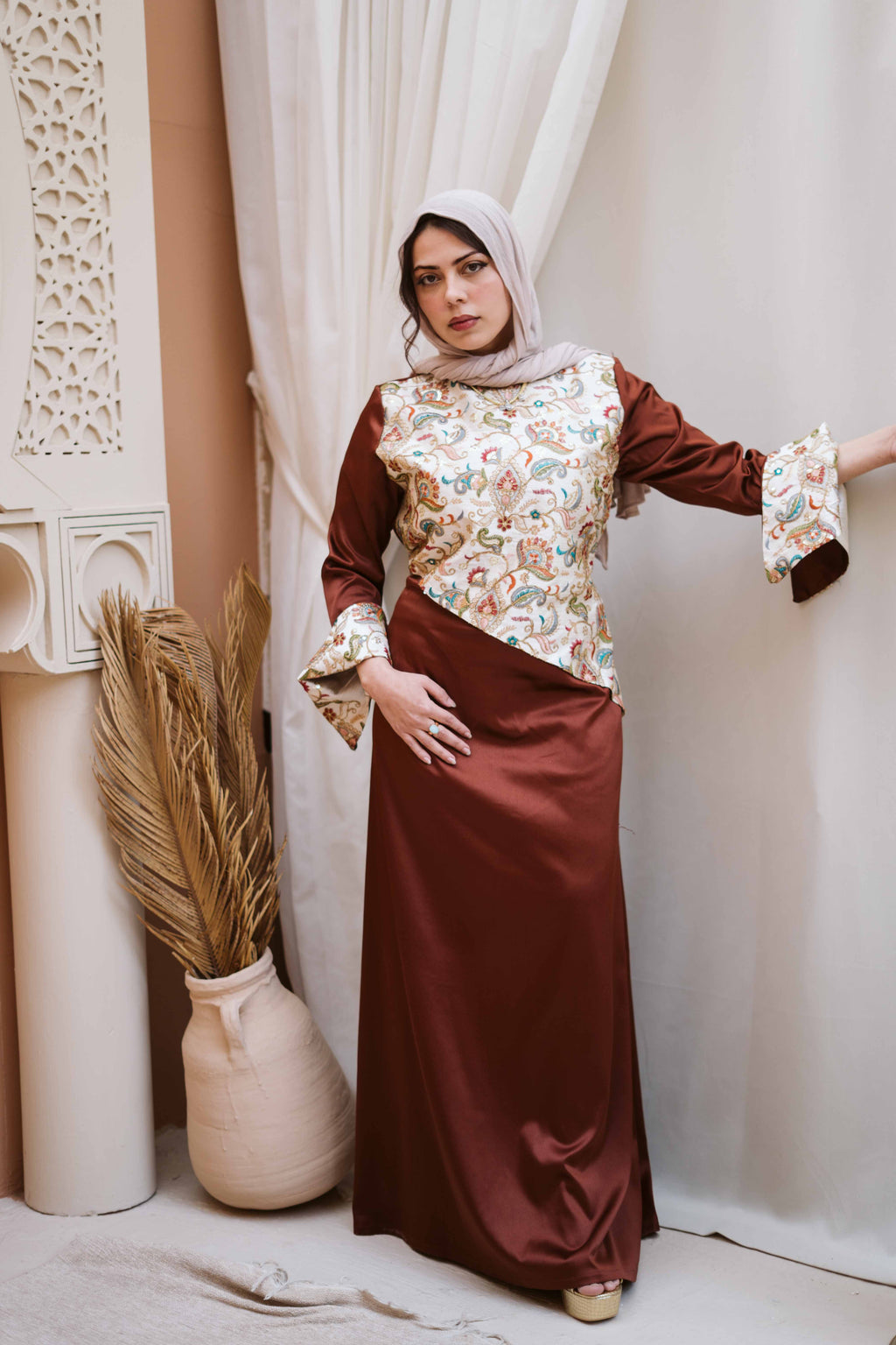 Desert Paisley Statement Dress