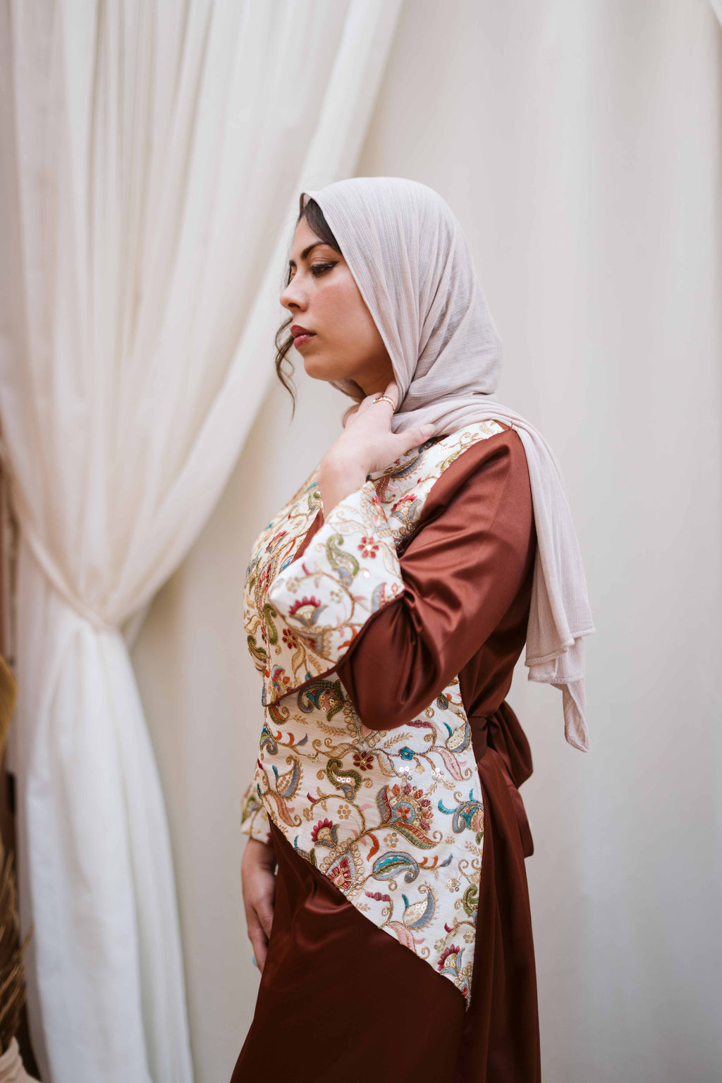 Desert Paisley Statement Dress